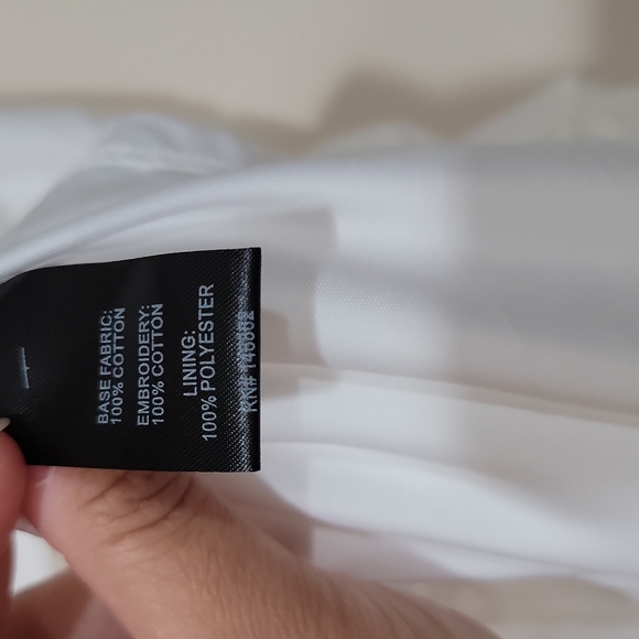 Off the shoulder white embroidered dress - Picture 5 of 7